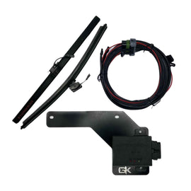 2018+ Jeep Wrangler JL and JT Heated Wiper Blades with Installation Brackets.