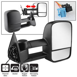 xTune Chevy Silverado 03-06 Manual Extendable Power Heated Adjust Mirror Right MIR-CSIL03-PW-R