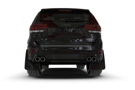 Rally Armor 18-22 Jeep Grand Cherokee SRT Trackhawk Black UR Mud Flap - Metallic Black Logo