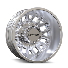 Load image into Gallery viewer, Mayhem 8107D Cogent Dually 17x6.5 / 8x200 BP / -142mm Offset / 142mm Hub Polished Wheel