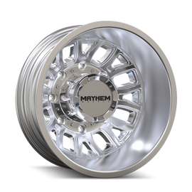 Mayhem Cogent Dually 8107D 17x6.5 8-210 BP -142mm Offset 154.2mm Bore Polished Wheel