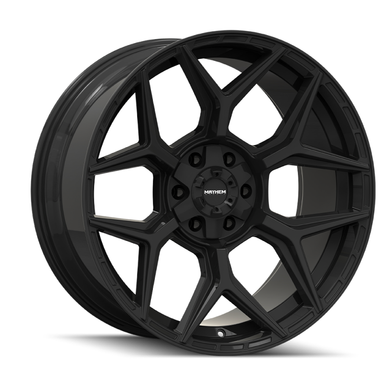 Mayhem Vanquish 8119 22X10 / 6x135/6x139.7 / -19mm Offset / 106.1mm  Hub - Gloss Black