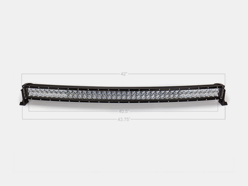 Cali Raised 42 Curved Dual Row 5D Optic Osram Led Bar - Spot