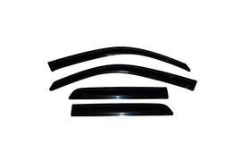 AVS smoke outside mount window deflectors installed on a 2003-2009 Toyota 4Runner, 4-piece set
