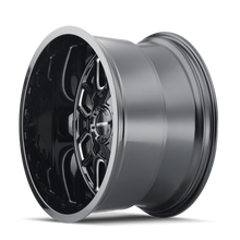 Load image into Gallery viewer, Mayhem 8107 Cogent 20x12 / 6x135 BP / -51mm Offset / 106mm Hub Black w/ Milled Spokes Wheel