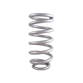 QA1 2-1/2in ID Tapered High Travel Spring - 8in Length x 600lbs/in - Silver Powder Coated