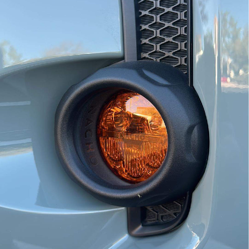 Installation of the NACHO Quatro SAE on an offroad vehicle, ideal for enhancing visibility.