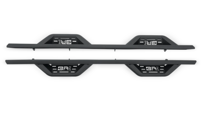 Body Armor 4x4 07-19 Chevrolet Silverado 2500/3500 Crew Cab Ambush Side Steps - Black