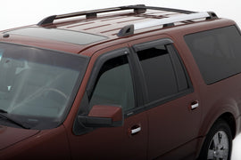 AVS Ventvisor smoke window deflectors outside mount on 1998-2018 Lincoln Navigator, 4-piece set