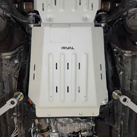 Rival 2015-2026 Ford F150 Powerboost Only Aluminum Transmission Catalytic Converter Skid Plate