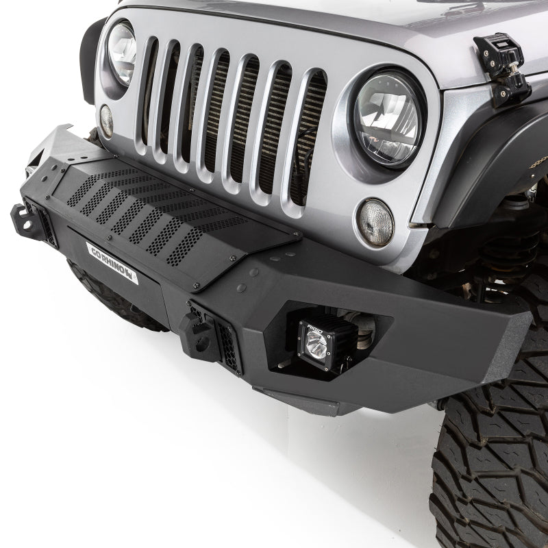 Go Rhino 07-20 Jeep Wrangler JL/JLU/JK/JKU/Gladiator JT Trailline Front Straight Bumper