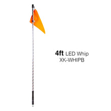 Load image into Gallery viewer, XK Glow LED ATV Whip XKchrome &amp; XK Carbon App Control Kit (Controller not included) 1pc 32in