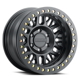 Raceline RT951B Ryno 17x9in / 6x139.7 BP / -12mm Offset / 106.1mm Bore - Satin Black Beadlock Wheel