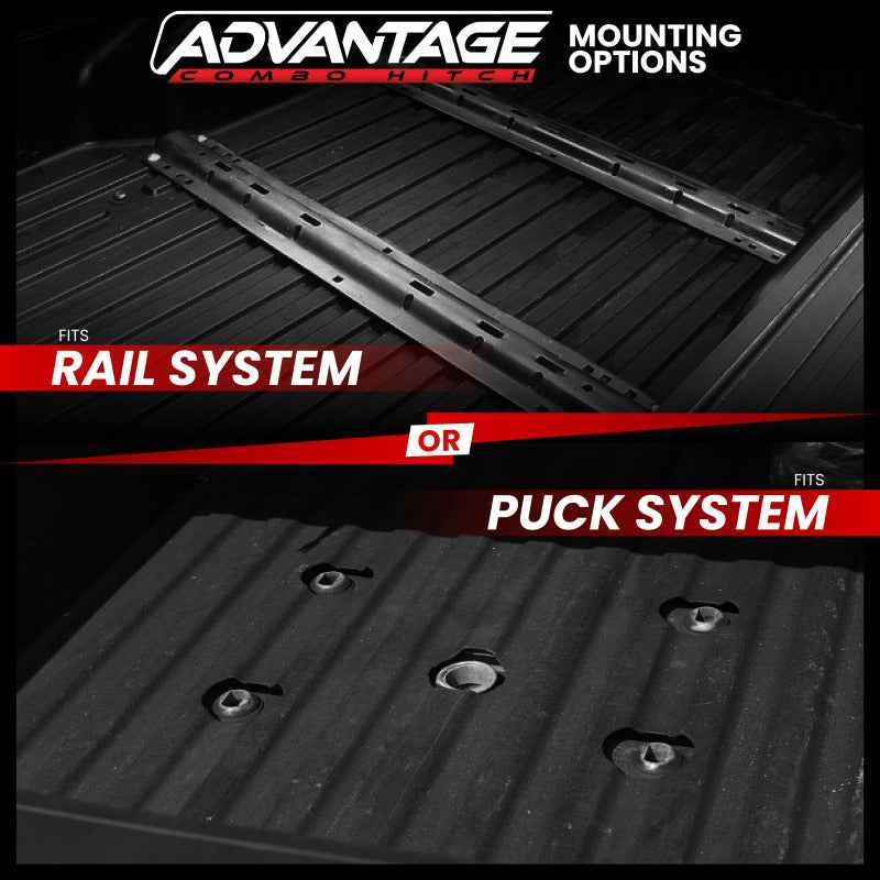 Gen-Y Advantage OEM Puck Mount 5th Wheel Gooseneck Dodge Combo Hitch (Curt Q24/A25 5th Wheel Head)