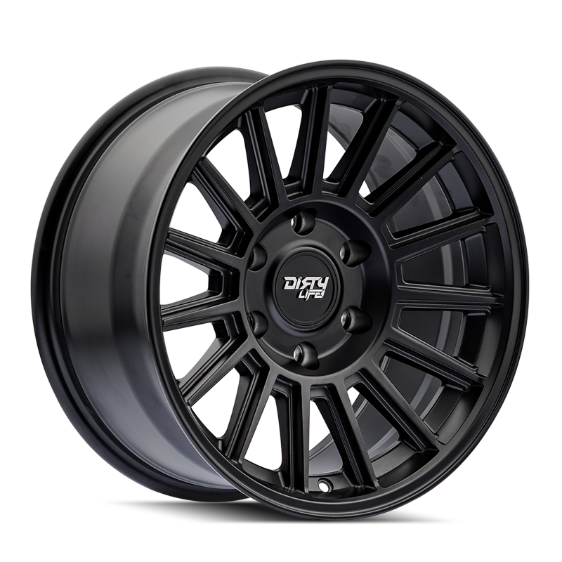 Dirty Life Journey 9316 17x8.5 / 6-135 BP / 0mm Offset / 87.1mm Hub Matte Black Wheel