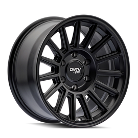 Dirty Life Journey 9316 17x8.5 / 6-139.7 BP / 0mm Offset / 106mm Hub Matte Black Wheel