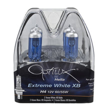 Load image into Gallery viewer, Hella Optilux 12V 60/55W H4/9003 P43t Extreme White XB Bulb (Pair)