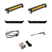 Load image into Gallery viewer, Baja Designs 2021+ Ford Raptor S8 Behind Grill Kit -10in. Amber D/C