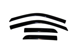 AVS smoke outside mount window deflectors installed on 2009-2018 Dodge Ram 1500 Quad Cab, 4-piece set