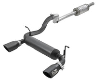 Load image into Gallery viewer, aFe Rebel Series 2.5in 409 SS Cat-Back Exhaust System w/ Black Tips Jeep Wrangler (JL) 2018 V6 3.6L