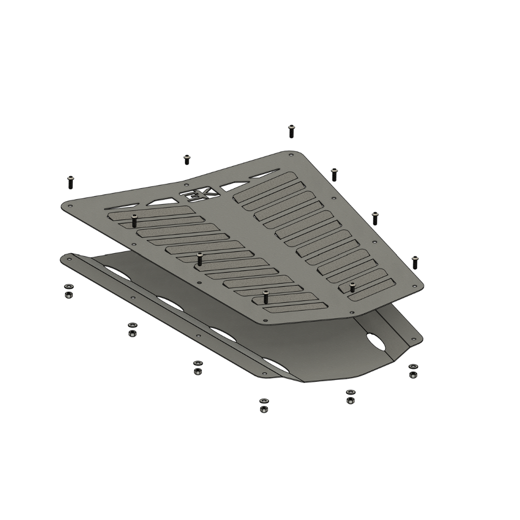 Diamond Series Hood Vent for Jeep CJ - Louvers
