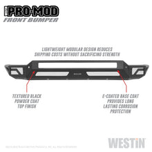 Load image into Gallery viewer, Westin 2020 Chevrolet Silverado 2500/3500 Pro-Mod Front Bumper