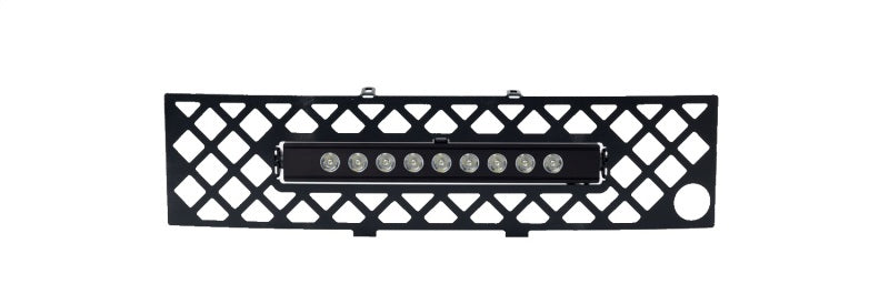 Putco 11-14 Ford F-150 EcoBoost SS Black Diamond Bumper Grille Insert w/ 10in Luminix Light Bar