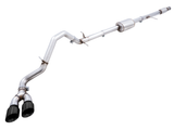 AWE Tuning 4th Gen GM 1500 5.3L 0FG Cat-Back Dual Side Exit (Flat Bumper) - Diamond Tips