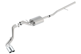 Borla S-Type Cat-Back 14 Sierra 1500 Ext. Cab Stnd Bed/CC Short Bed 143.5in WB Side Exit Exhaust
