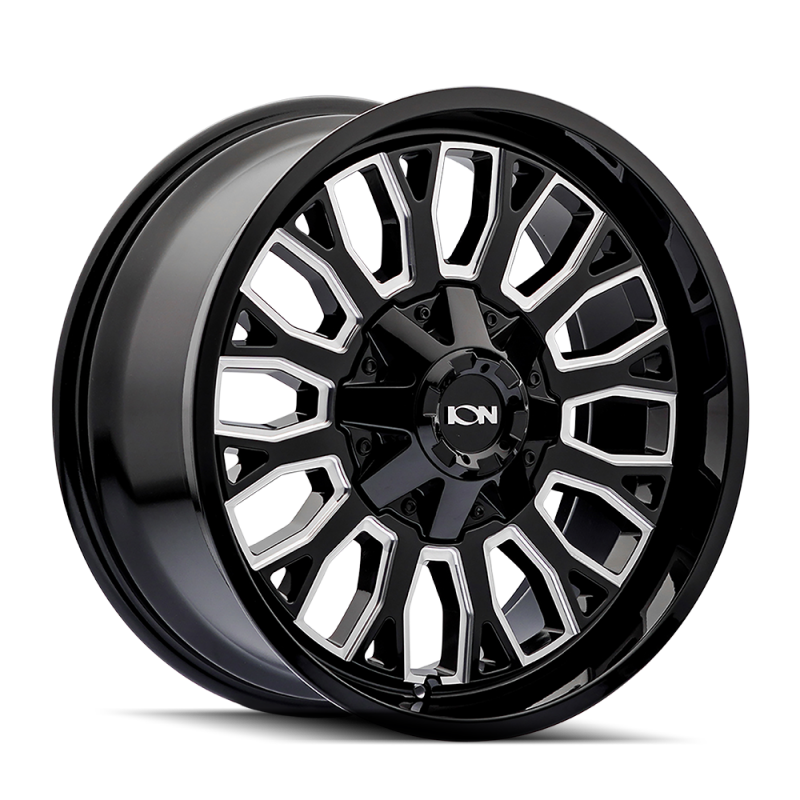 ION Type 152 20x9 / 8x180 BP / 0mm Offset / 124.1mm Hub Black/Milled Wheel