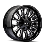 ION Type 152 20x9 / 8x170 BP / 0mm Offset / 125.2mm Hub Black/Milled Wheel