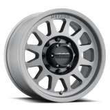 Method MR704 HD 17x9 18mm Offset 8x170 130.81mm CB Titanium Wheel