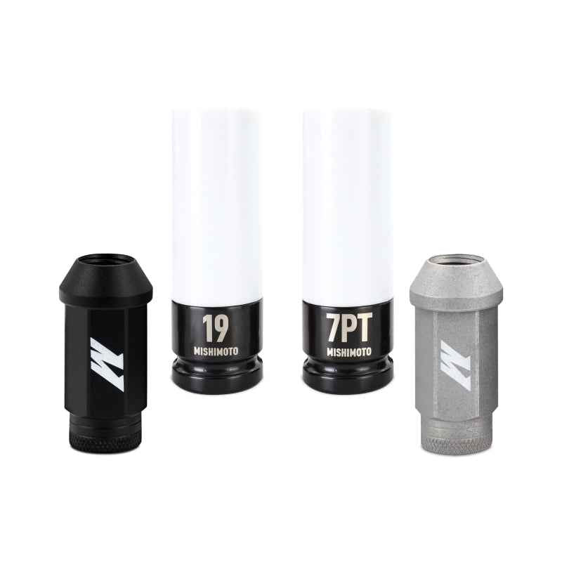 Mishimoto Steel Locking Lug Nuts M14x1.5 20pc Set Silver
