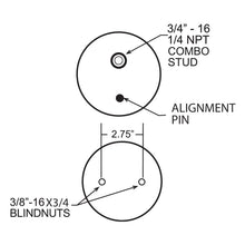 Load image into Gallery viewer, Firestone Ride-Rite Replacement Air Spring 26C 3/4CFOFF 2BN (W217607701)