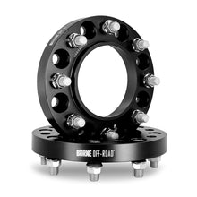 Load image into Gallery viewer, Mishimoto Borne Off-Road Wheel Spacers 8X165.1 121.3 25 M14 Blk