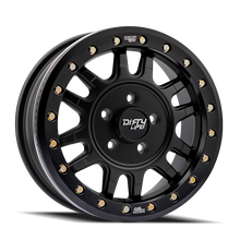 Load image into Gallery viewer, Dirty Life 9309R Canyon Pro 15x7 4-137 13mm Offset/106.25mm Hub Matte Black - Beadlock