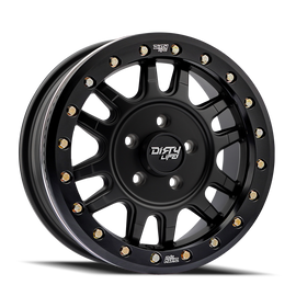 Dirty Life 9309R Canyon Pro 15x7 4-137 13mm Offset/106.25mm Hub Matte Black - Beadlock