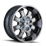 Mayhem 8103 Fierce 20x9 / 8x165.1 BP / 0mm Offset / 130.8mm Hub Chrome Wheel