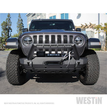 Load image into Gallery viewer, Westin 18-19 Jeep Wrangler JL Stubby Front Bumper - Textured Black