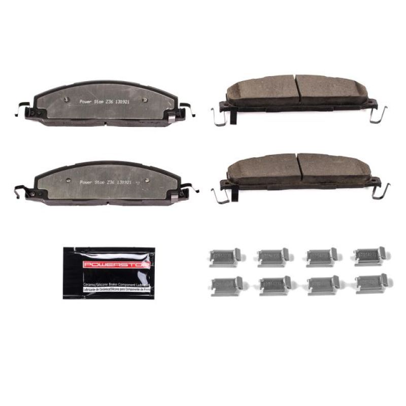 Power Stop 09-10 Dodge Ram 2500 Rear Z36 Truck & Tow Brake Pads w/Hardware