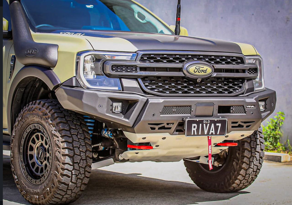 RIVAL Front Aluminum Bumper 2024-2025 Ford Ranger with Winch Mount and Recovery Points