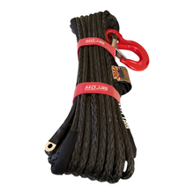 Load image into Gallery viewer, 3/8'' x 85' Synthetic Winch Rope with forged winch hook