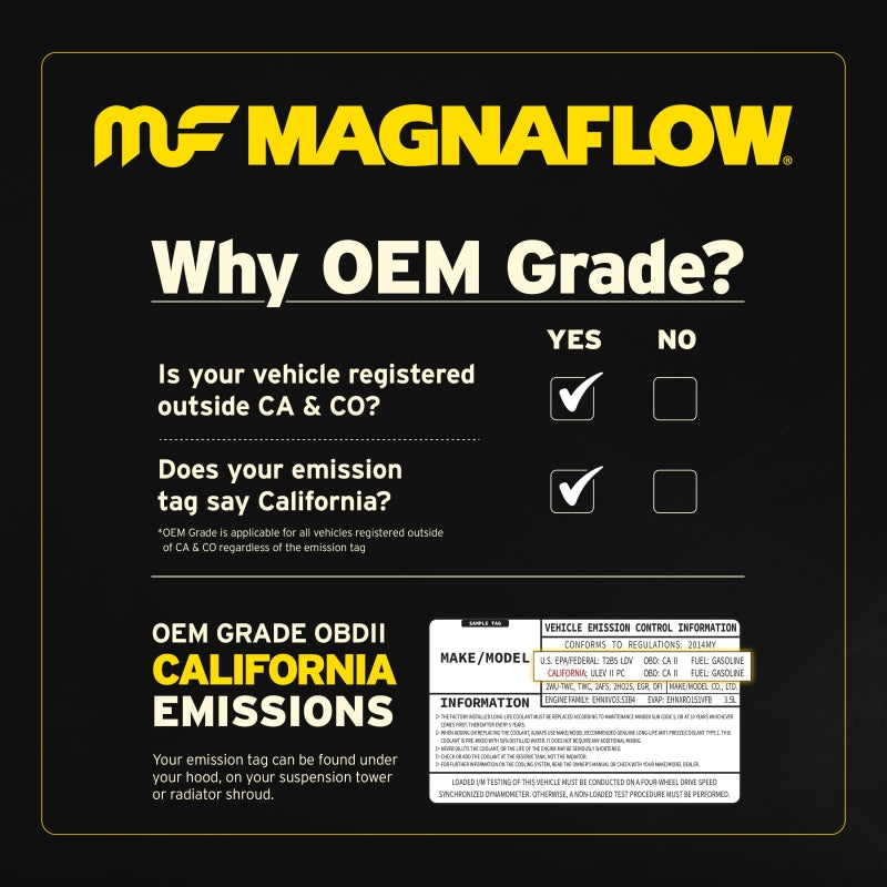 Magnaflow 16-21 Infiniti QX80 5.6L Direct-Fit Right Manifold Catalytic Converter