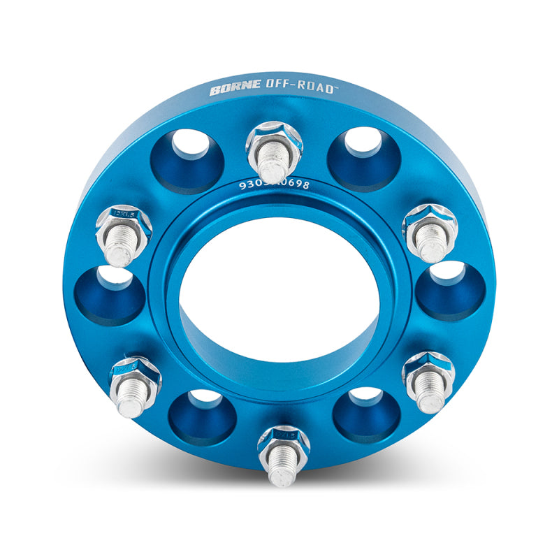 Borne Off-Road Wheel Spacers - 6x139.7 - 93.1 - 30mm - M12 - Blue