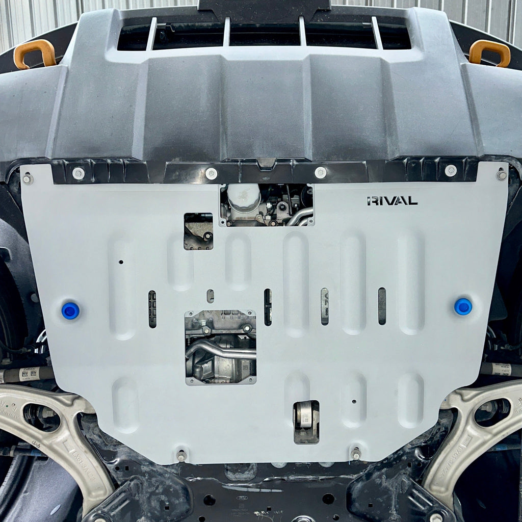 RIVAL Aluminum Engine Skid Plate 2023-2024 Ford Maverick Tremor | 2021-2022 Ford Bronco Sport With Metal Oil Pan | 2021-2025 Ford Bronco Sport Badlands