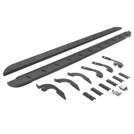 Go Rhino 05-22 Toyota Tacoma DC 4DR RB10 Slim Running Boards Kit (Incl. Brackets) - Bedliner Coating