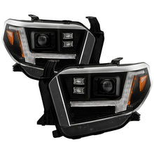 Load image into Gallery viewer, Spyder Signature 14-21 Toyota Tundra SR/SR5 Projector Headlights - Black (PRO-YD-TTU14V2SI-SBSEQ-BK)