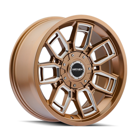 Mayhem 8118 Ordinance 20x9 / 6x135/139.7 BP / 106.1mm Hub Matte Bronze Wheel w/ Milled Spokes