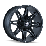 Mayhem 8090 Rampage 20x10 / 8x170 BP / -25mm Offset / 125.2mm Hub Matte Black Wheel