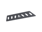 Artec Industries Jeep JK Bare Steel Nighthawk Mid-Tube Stinger Front Bumper w/ Alum Skid Bare Steel